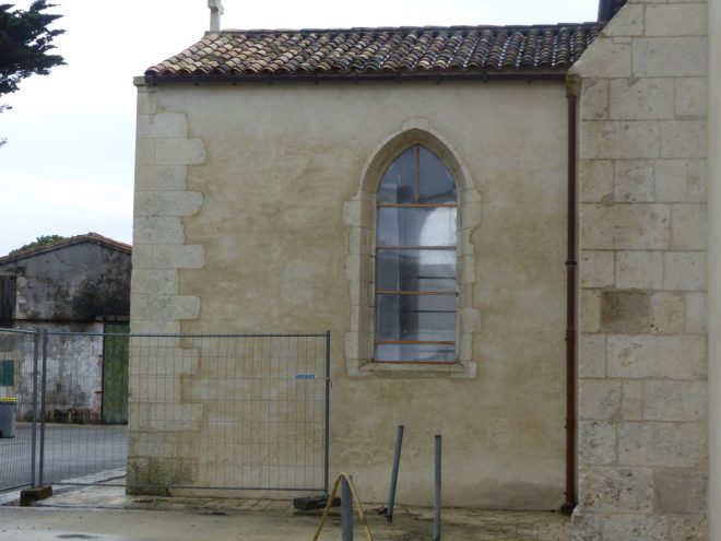 Ars-en-Ré - Travaux église - Vitraux - 11 juin 2018