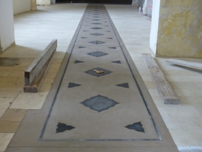 Ars-en-Ré - Travaux église - Sols - 11 juin 2018