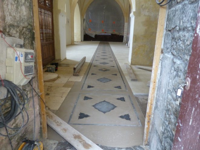 Ars-en-Ré - Travaux église - Sols - 11 juin 2018