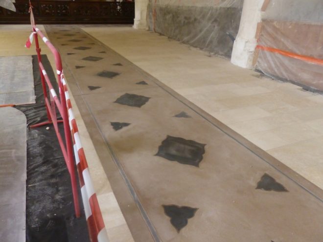 Ars-en-Ré - Travaux église - Sols - 13 juin 2018