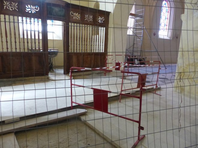 Ars-en-Ré - Travaux église - 18 juin 2018