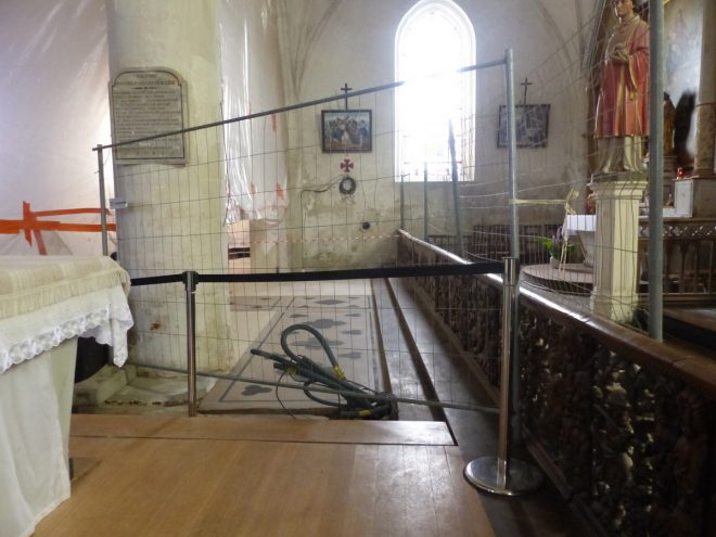 Ars-en-Ré - Travaux église - 18 juin 2018