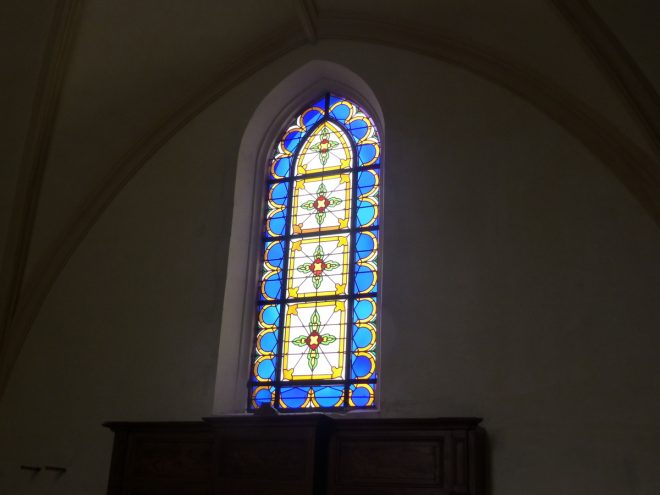 Ars-en-Ré - Travaux église - Vitraux - 18 juin 2018