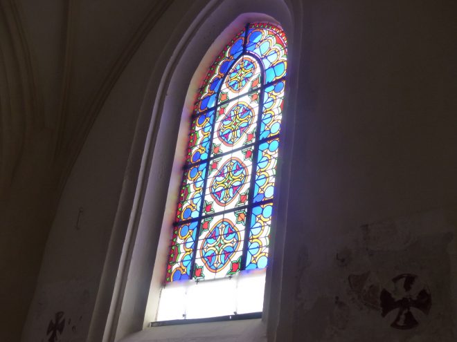 Ars-en-Ré - Travaux église - Vitraux - 18 juin 2018