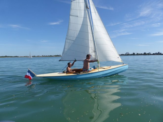 Fier d'Ars-en-Ré - Dériveur Morgann DROLE I - 11 août 2018