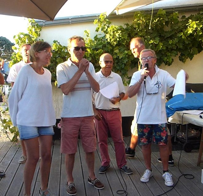 Fier d'Ars-en-Ré - Equipage Cazavant plastique LA JOCONDE - 11 août 2018