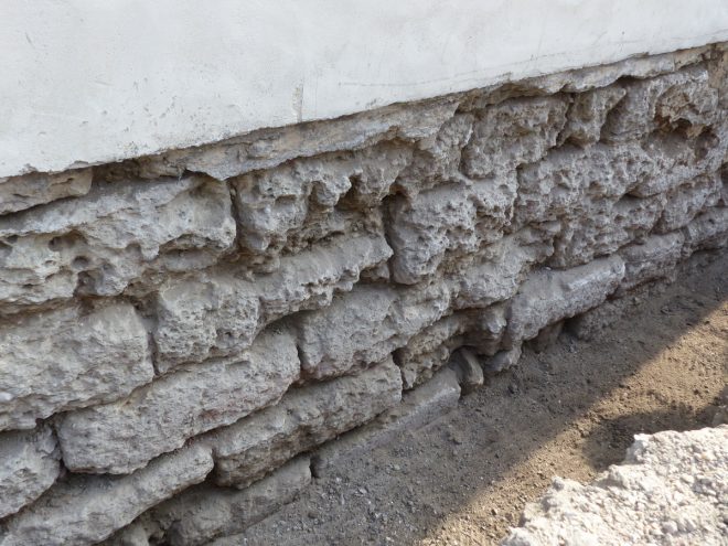 Eglise Ars-en-Ré - Dégagement des fondations - 5 septembre 2018