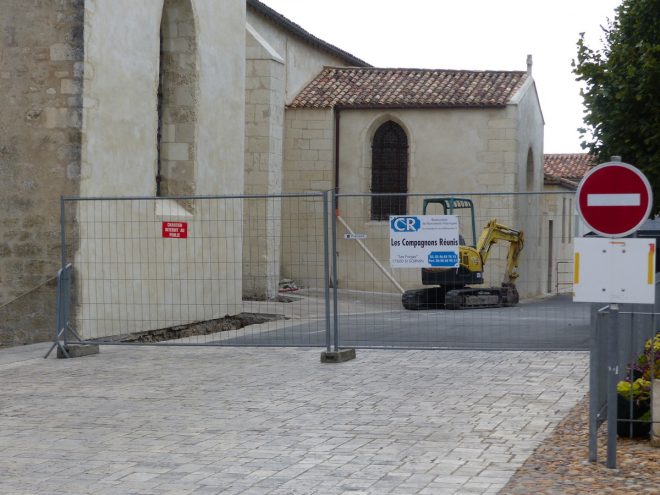 Ars-en-Ré - Eglise - Drainage 1ère phase Sud - 7 septembre 2018