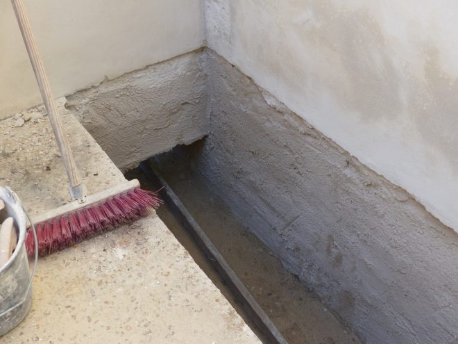 Eglise Ars - Travaux de drainage - Tranchées - 17 septembre 2018