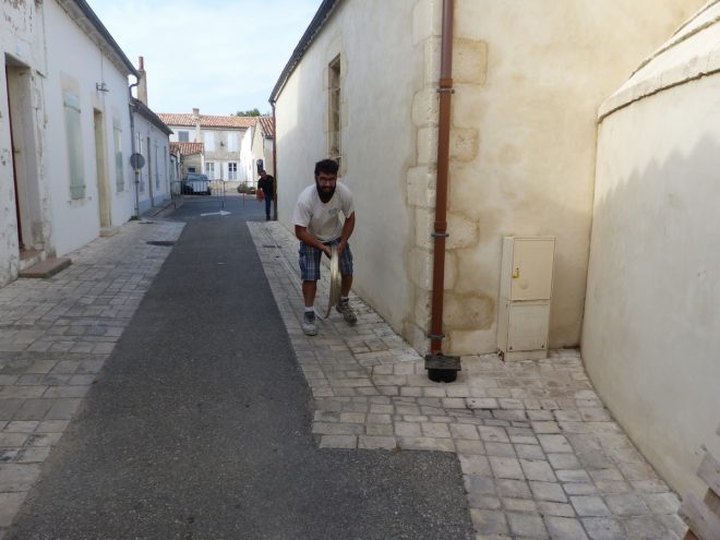 Eglise Ars - Travaux de drainage - Paratonnerre - 18 septembre 2018
