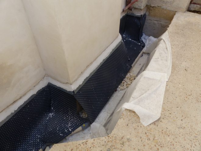 Eglise Ars - Travaux de drainage - Préparation - 2 octobre 2018