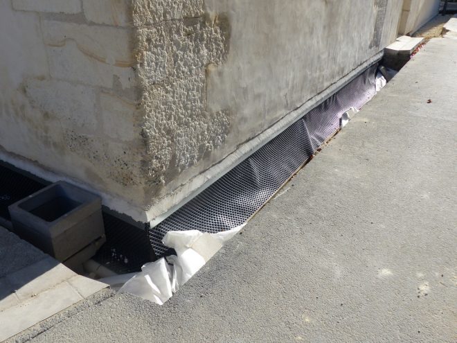 Eglise Ars - Travaux de drainage - Préparation - 2 octobre 2018