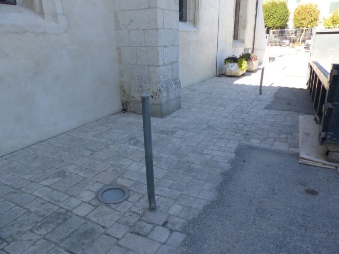 Eglise Ars - Travaux de drainage - Démolition - 4 octobre 2018