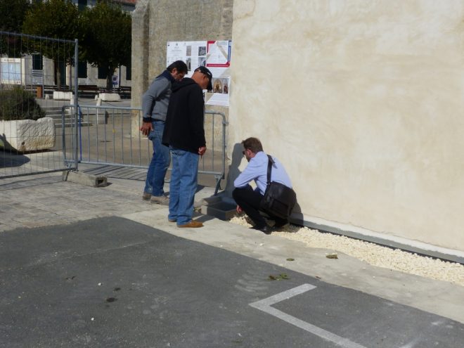 Eglise Ars - Travaux de drainage - Avant finitions - 8 octobre 2018