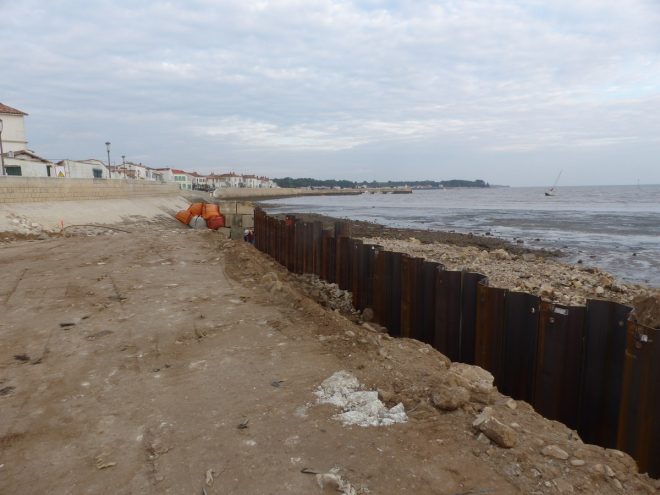Rivedoux-Plage - Travaux digue - 18 octobre 2018