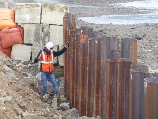 Rivedoux-Plage - Travaux digue - 18 octobre 2018