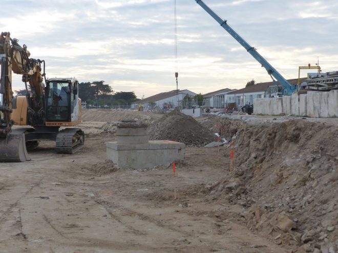 Rivedoux-Plage - Travaux digue - 18 octobre 2018