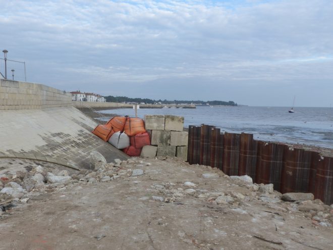Rivedoux-Plage - Travaux digue - 18 octobre 2018