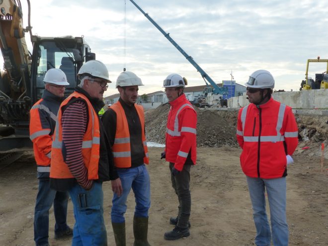 Rivedoux-Plage - Travaux digue - Réunion de chantier - 18 octobre 2018