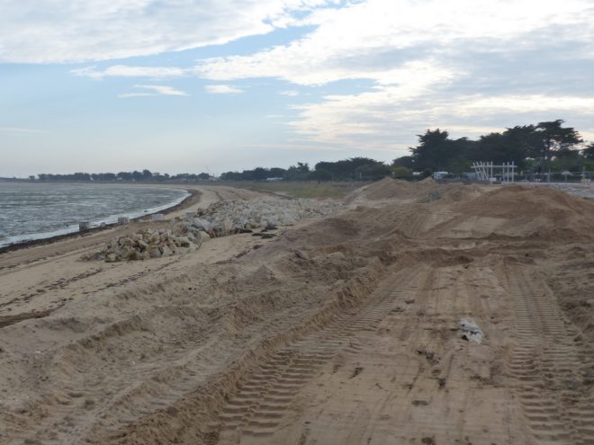 Rivedoux-Plage - Travaux digue - 18 octobre 2018