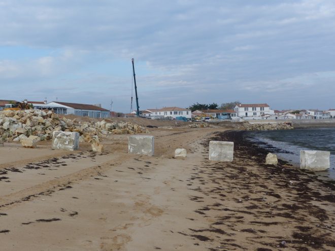 Rivedoux-Plage - Travaux digue - 18 octobre 2018