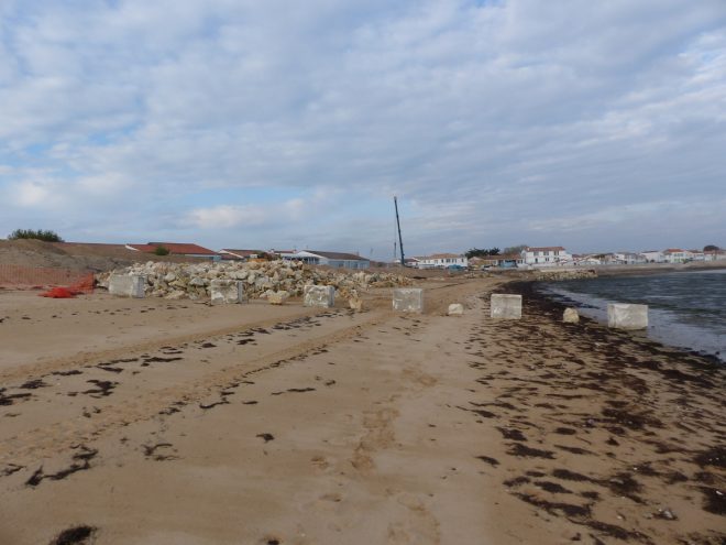 Rivedoux-Plage - Travaux digue - 18 octobre 2018