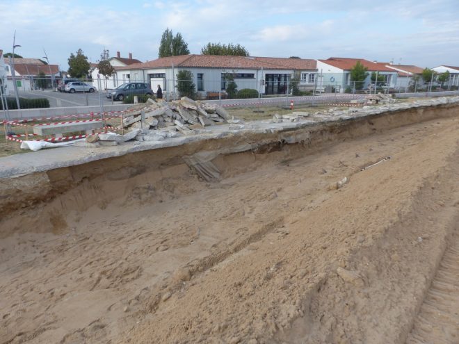 Rivedoux-Plage - Travaux digue - 18 octobre 2018