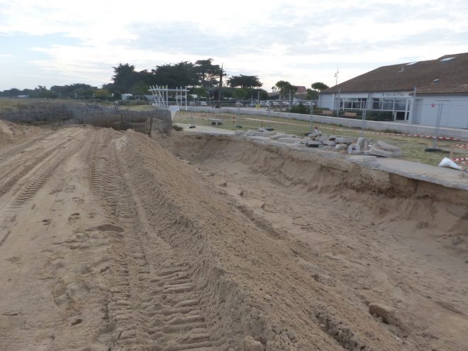 Rivedoux-Plage - Travaux digue - 18 octobre 2018