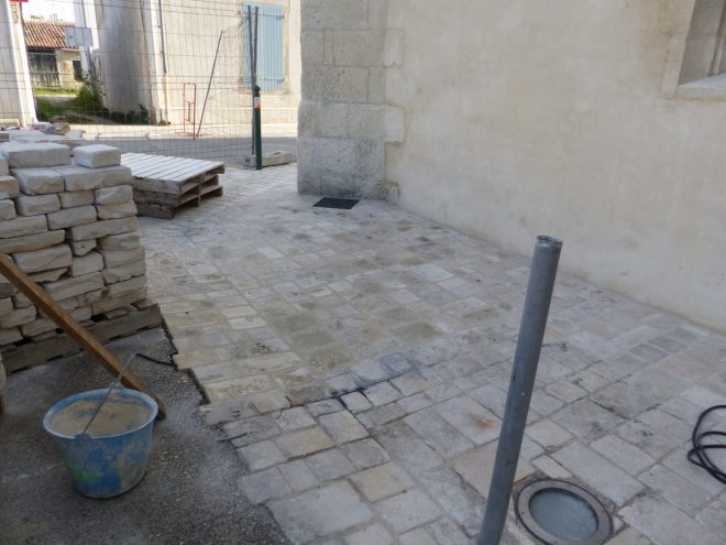 Eglise Ars - Travaux de drainage - Avant finitions - 18 octobre 2018