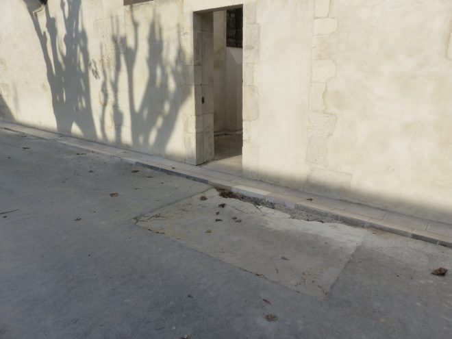 Eglise Ars - Travaux de drainage - Avant finitions - 18 octobre 2018