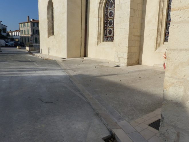 Eglise Ars - Travaux de drainage - Chantier terminé - 18 octobre 2018