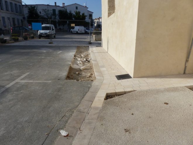 Eglise Ars - Travaux de drainage - Chantier terminé - 18 octobre 2018