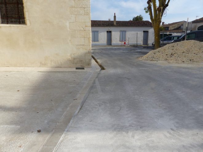 Eglise Ars - Travaux de drainage - Chantier terminé - 18 octobre 2018