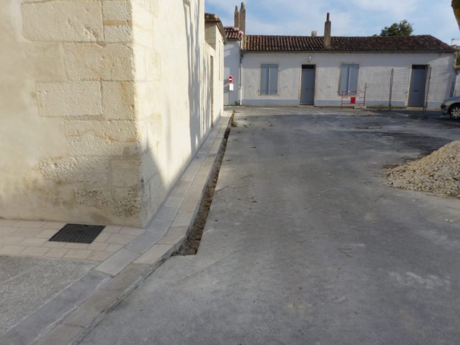 Eglise Ars - Travaux de drainage - Avant finitions - 18 octobre 2018