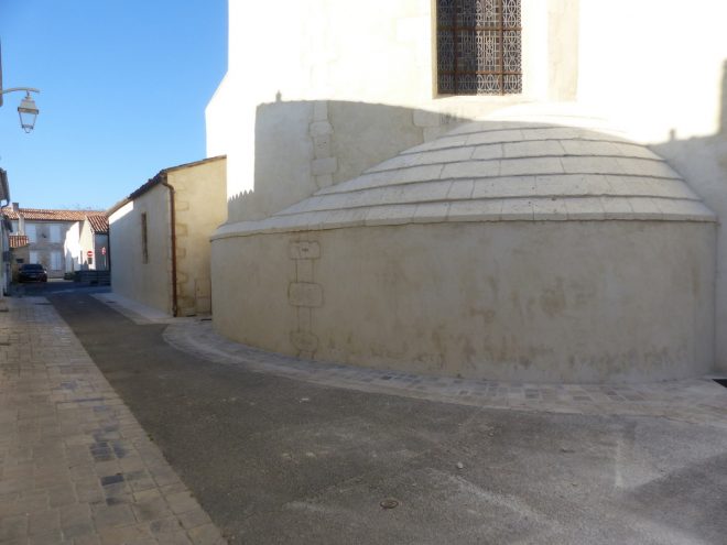 Eglise Ars - Travaux de drainage - Chantier terminé - 23 octobre 2018