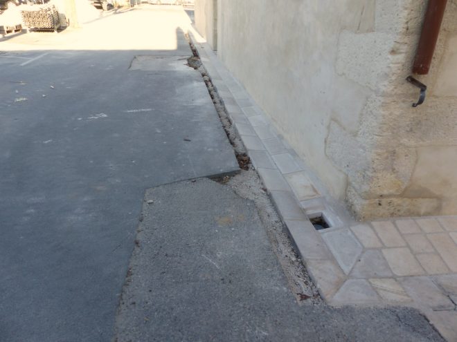 Eglise Ars - Travaux de drainage - Avant finitions - 23 octobre 2018