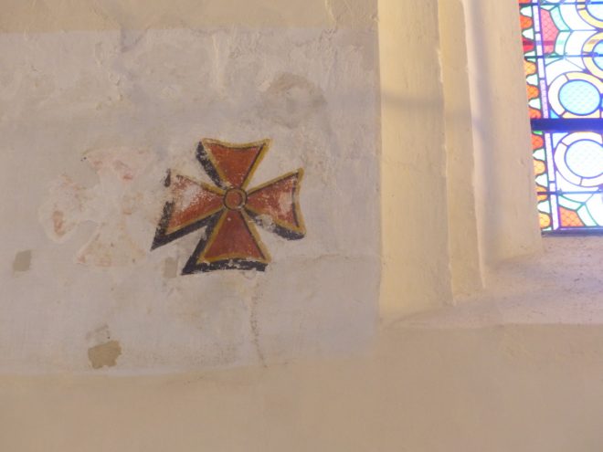 Eglise Ars - Restauration Croix de Consécration - 24 octobre 2018