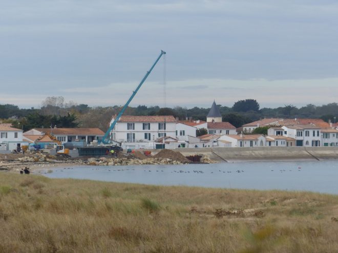 Rivedoux-Plage - Travaux digue - 31 octobre 2018