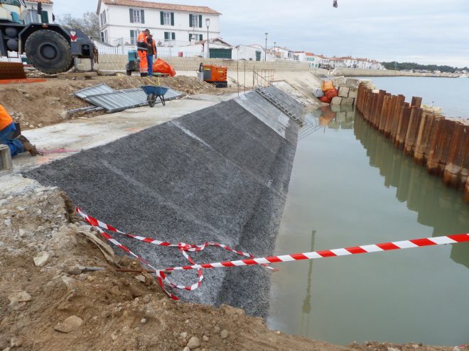 Rivedoux-Plage - Travaux digue - 31 octobre 2018
