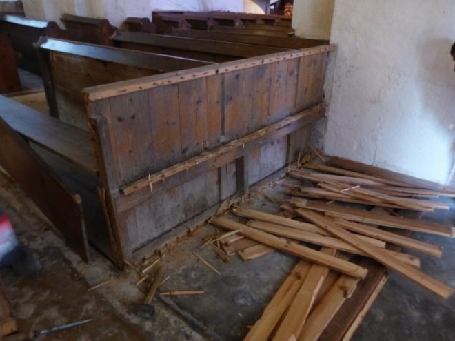 Eglise Ars - Démontage matériel - 6 novembre 2018