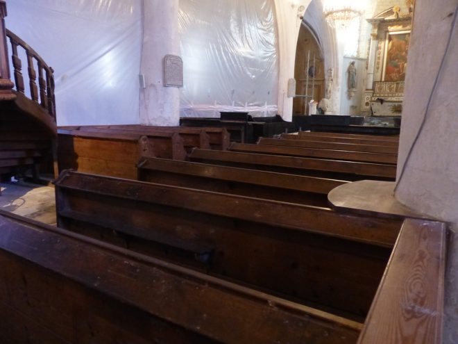 Eglise Ars - Démontage matériel - 6 novembre 2018