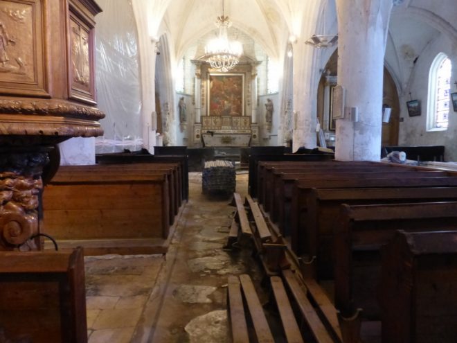 Eglise Ars - Démontage matériel - 6 novembre 2018