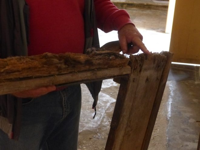 Eglise Ars - Démontage bancs - 6 novembre 2018