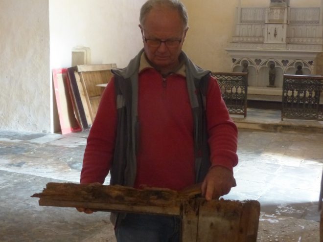 Eglise Ars - Démontage bancs - 6 novembre 2018