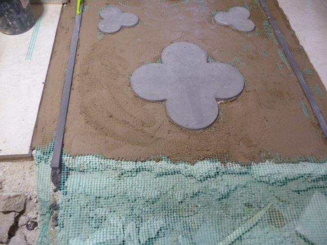 Eglise Ars - Sols intérieurs - Essais - 7 novembre 2018