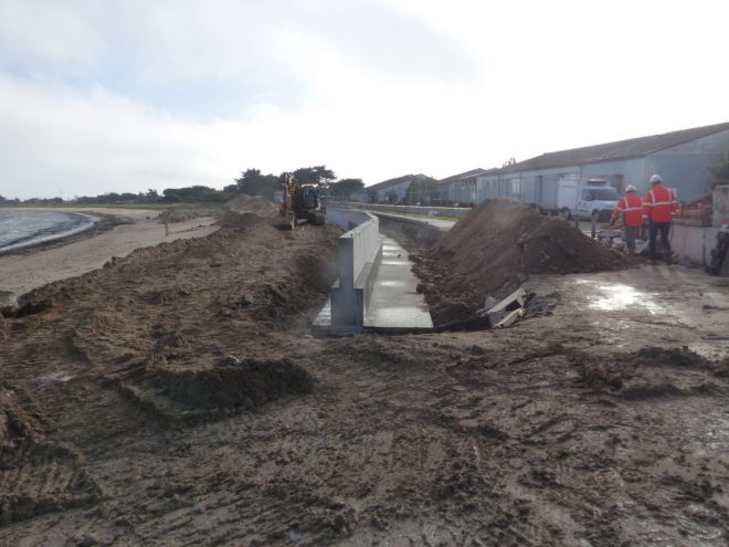 Rivedoux-Plage - Travaux digue - 8 novembre 2018