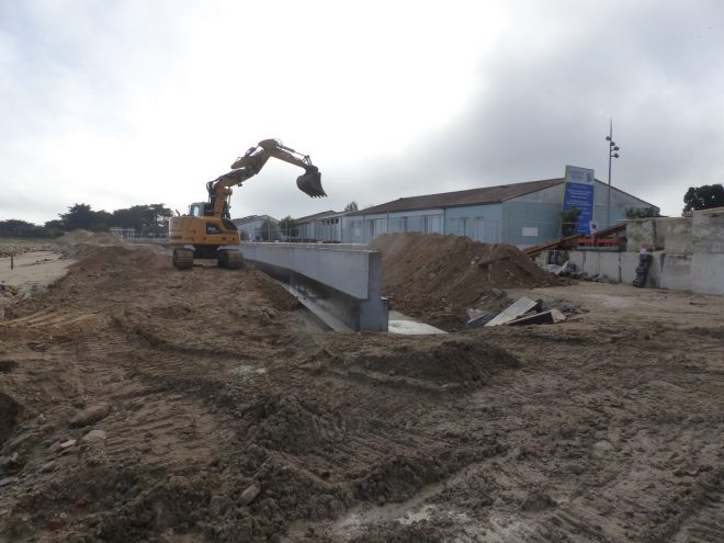 Rivedoux-Plage - Travaux digue - 8 novembre 2018