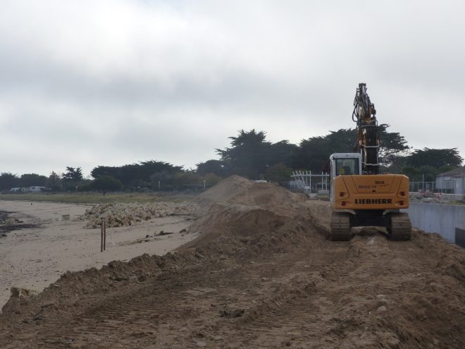 Rivedoux-Plage - Travaux digue - 8 novembre 2018