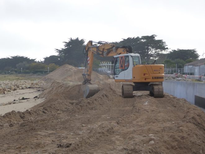 Rivedoux-Plage - Travaux digue - 8 novembre 2018