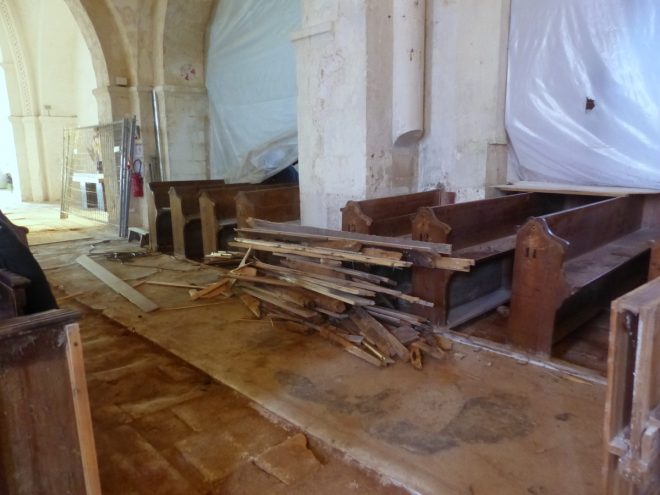 Eglise Ars - Démontage matériel - 8 novembre 2018
